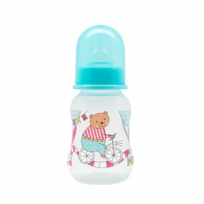 Бутылочка для кормления из серии Just Lubby с молочной соской, от 0 мес., 125 мл. (Lubby, 16402/144/12)